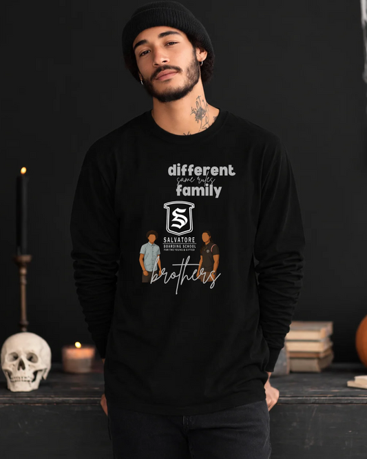 Different Family, Same Rules - Unisex Crewneck Sweatshirt