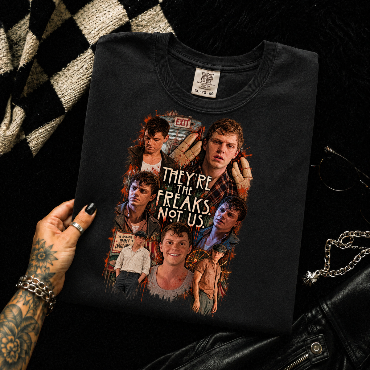 They're The Freaks. Not Us - Unisex Heavy Cotton Tee