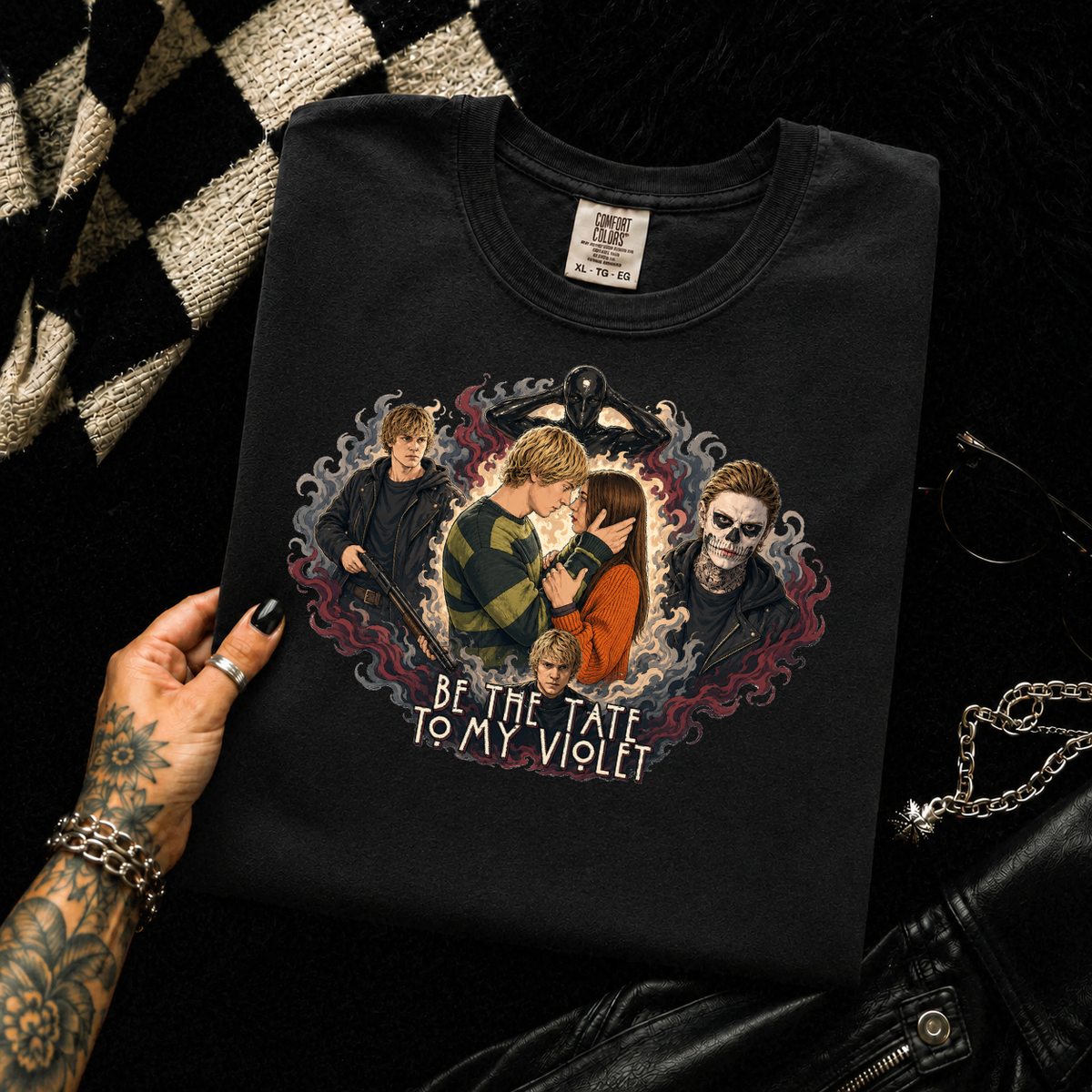 Be The Tate To My Violet - Unisex Heavy Cotton Tee