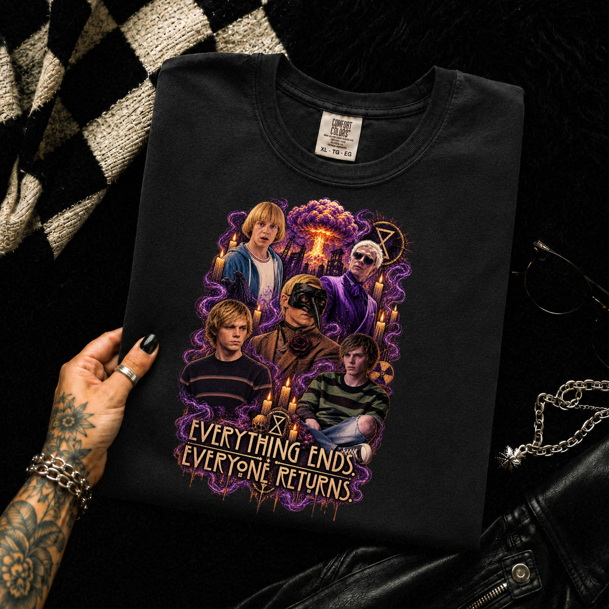 Everything Ends. Everyone Returns. - Unisex Heavy Cotton Tee