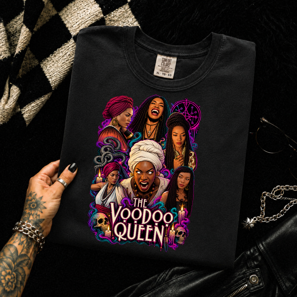 THE VOODOO QUEEN - Unisex Heavy Cotton Tee