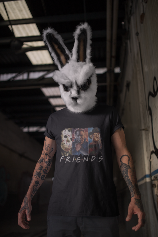 Horror Icons Friends - Unisex Heavy Cotton Tee