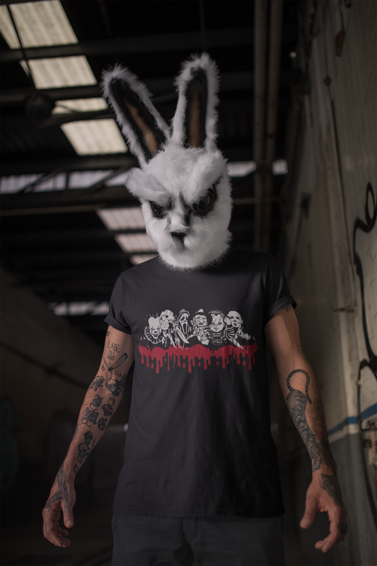Horror Icons Dripping - Unisex Heavy Cotton Tee