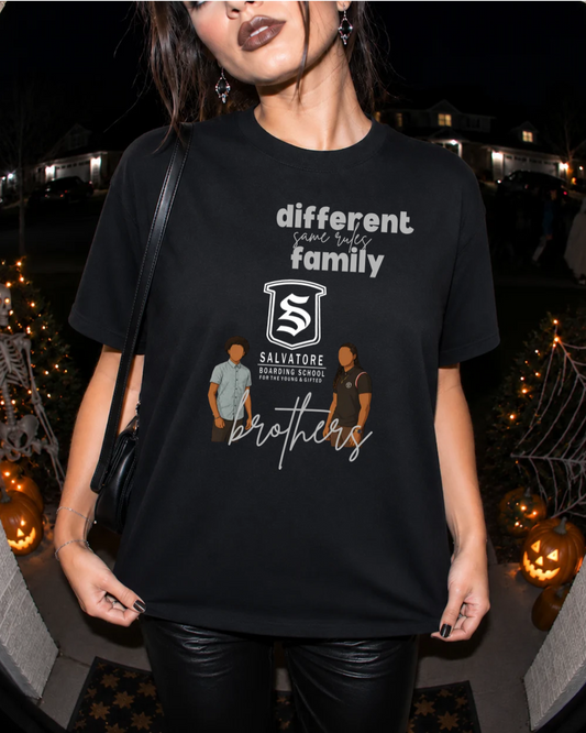 Different Family, Same Rules- Unisex Heavy Cotton Tee