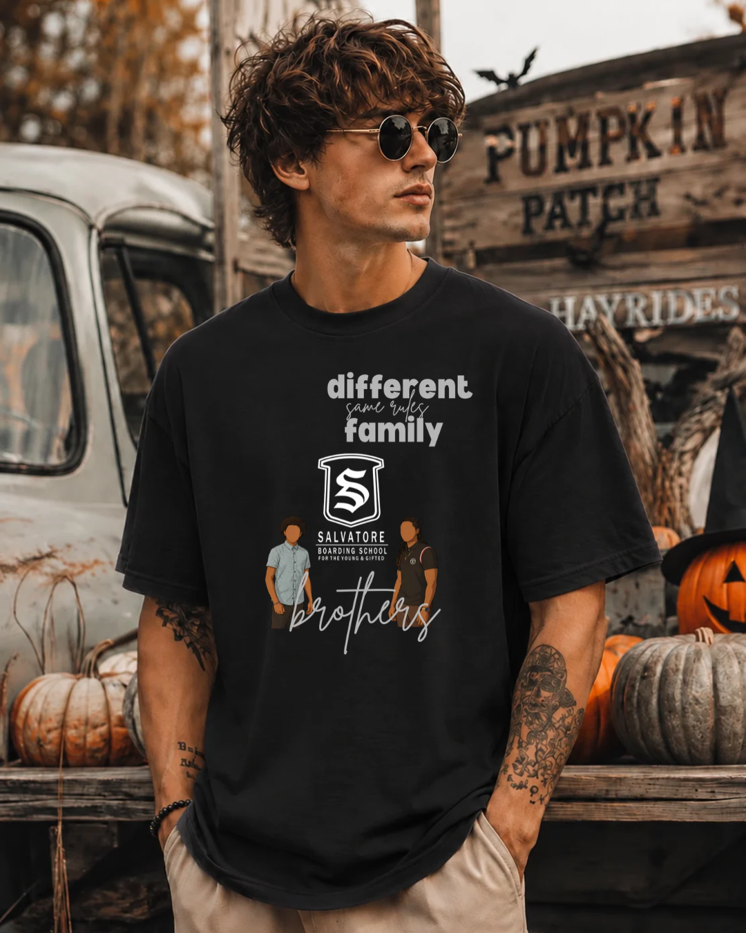 Different Family, Same Rules- Unisex Heavy Cotton Tee