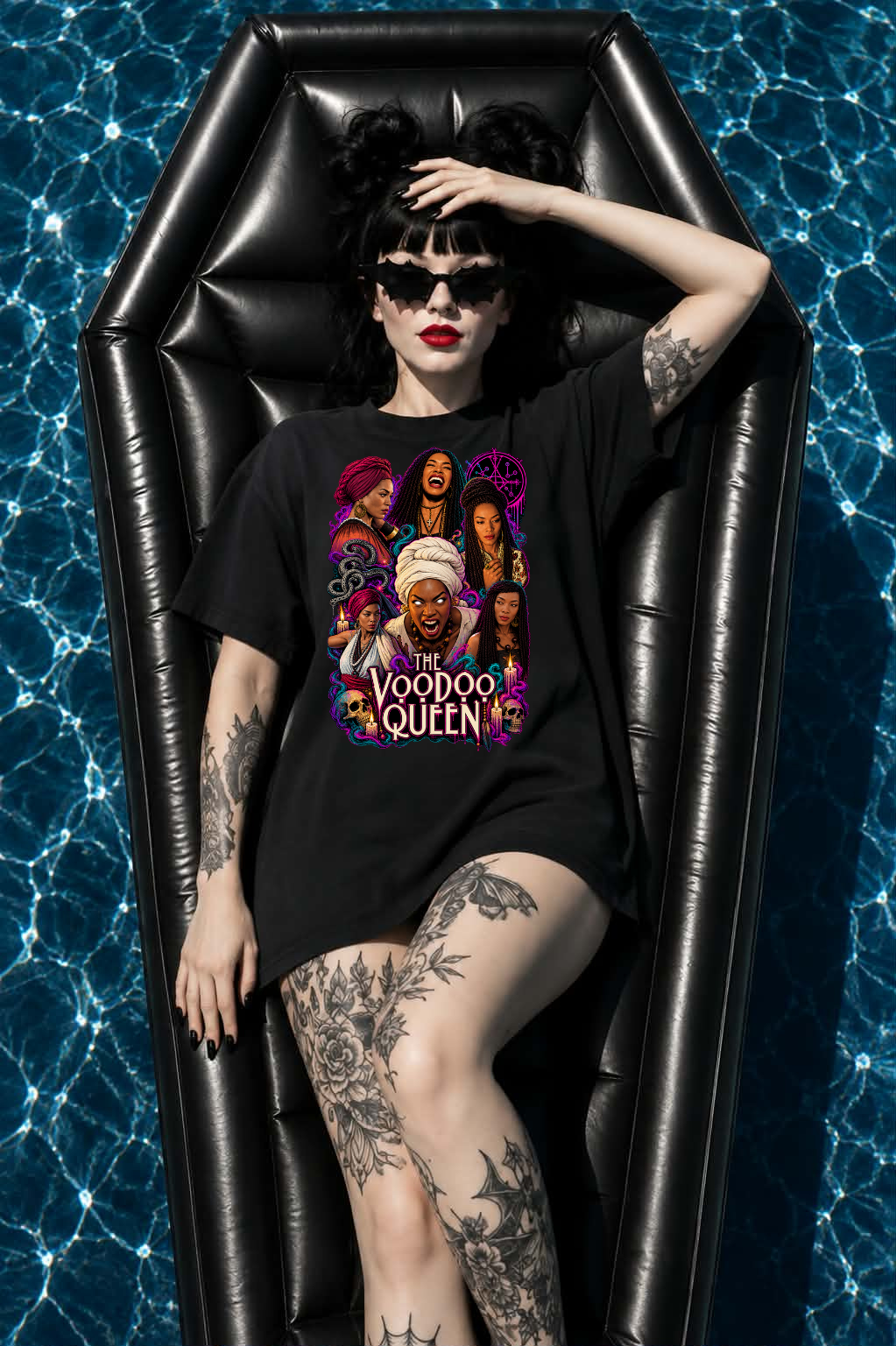 THE VOODOO QUEEN - Unisex Heavy Cotton Tee