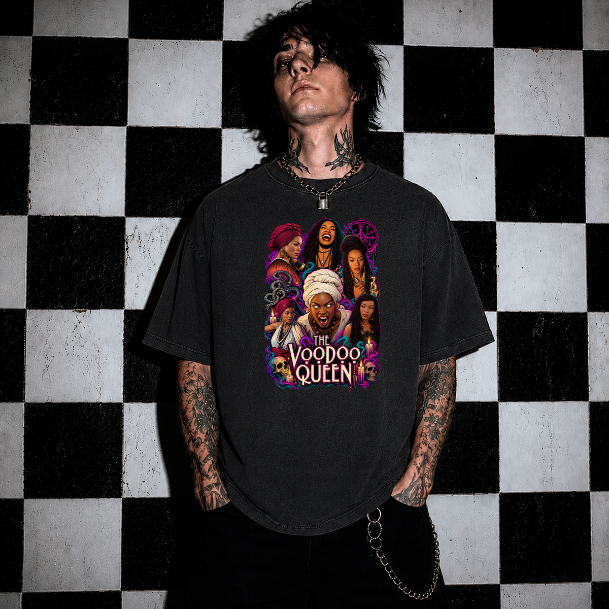 THE VOODOO QUEEN - Unisex Heavy Cotton Tee