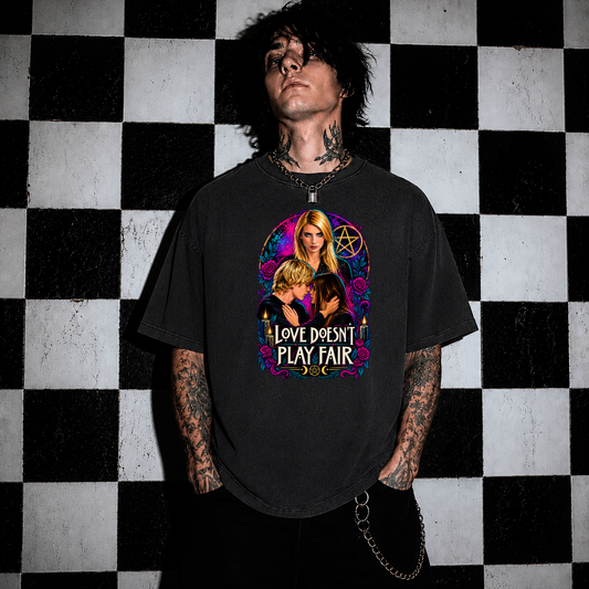 Love Doesn't Play Fair - Unisex Heavy Cotton Tee