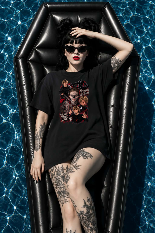 Normal People Scare Me - Unisex Heavy Cotton Tee
