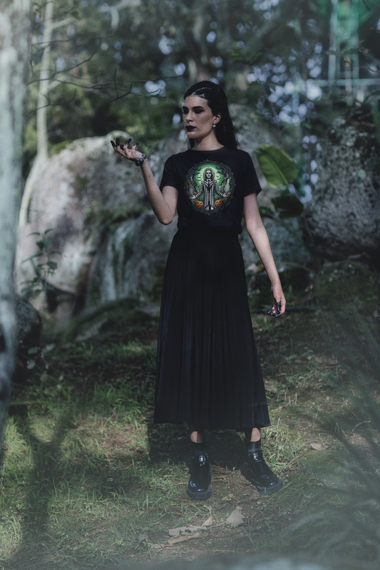 Graveyard and Pumpkins Beetlejuice - Unisex Heavy Cotton Tee
