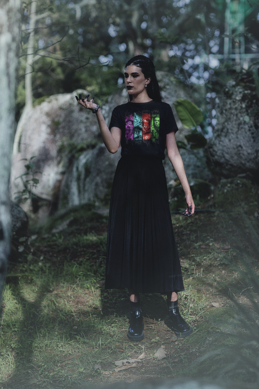 Neon Horror Icons - Unisex Heavy Cotton Tee