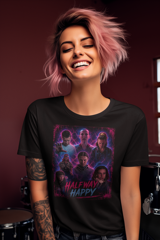 El "Halfway Happy" - Unisex Heavy Cotton Tee