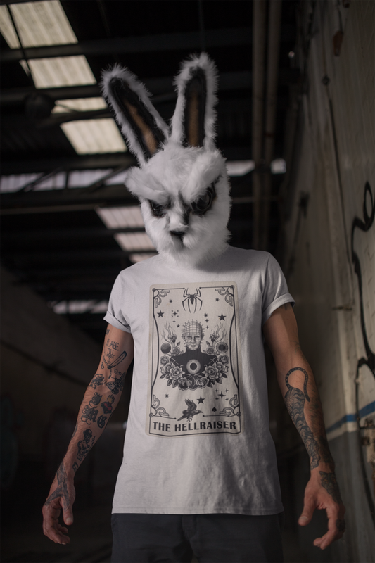 Pinhead Tarot Card- Unisex Heavy Cotton Tee