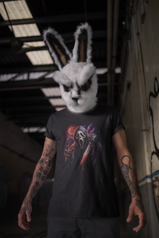 Ghostface And The Moon - Unisex Heavy Cotton Tee